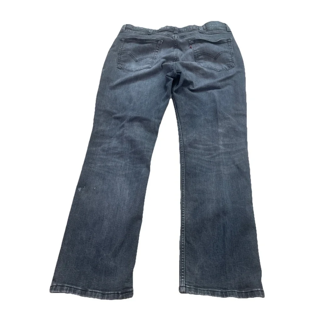 Levi's 514 Straight‎ Leg Denim Jeans Men's 38x32 Stretch Distressed